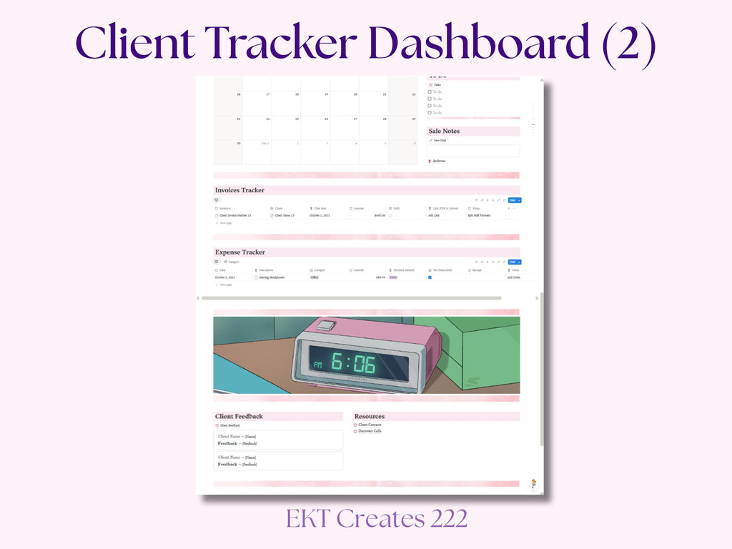 Client Tracker and Management Notion Template
