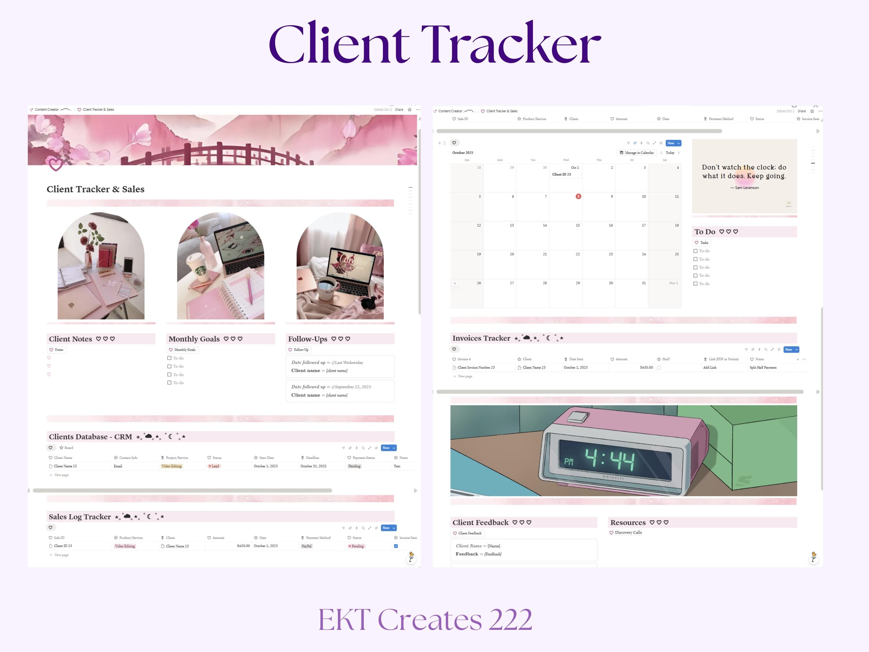 Content Creator Notion Template