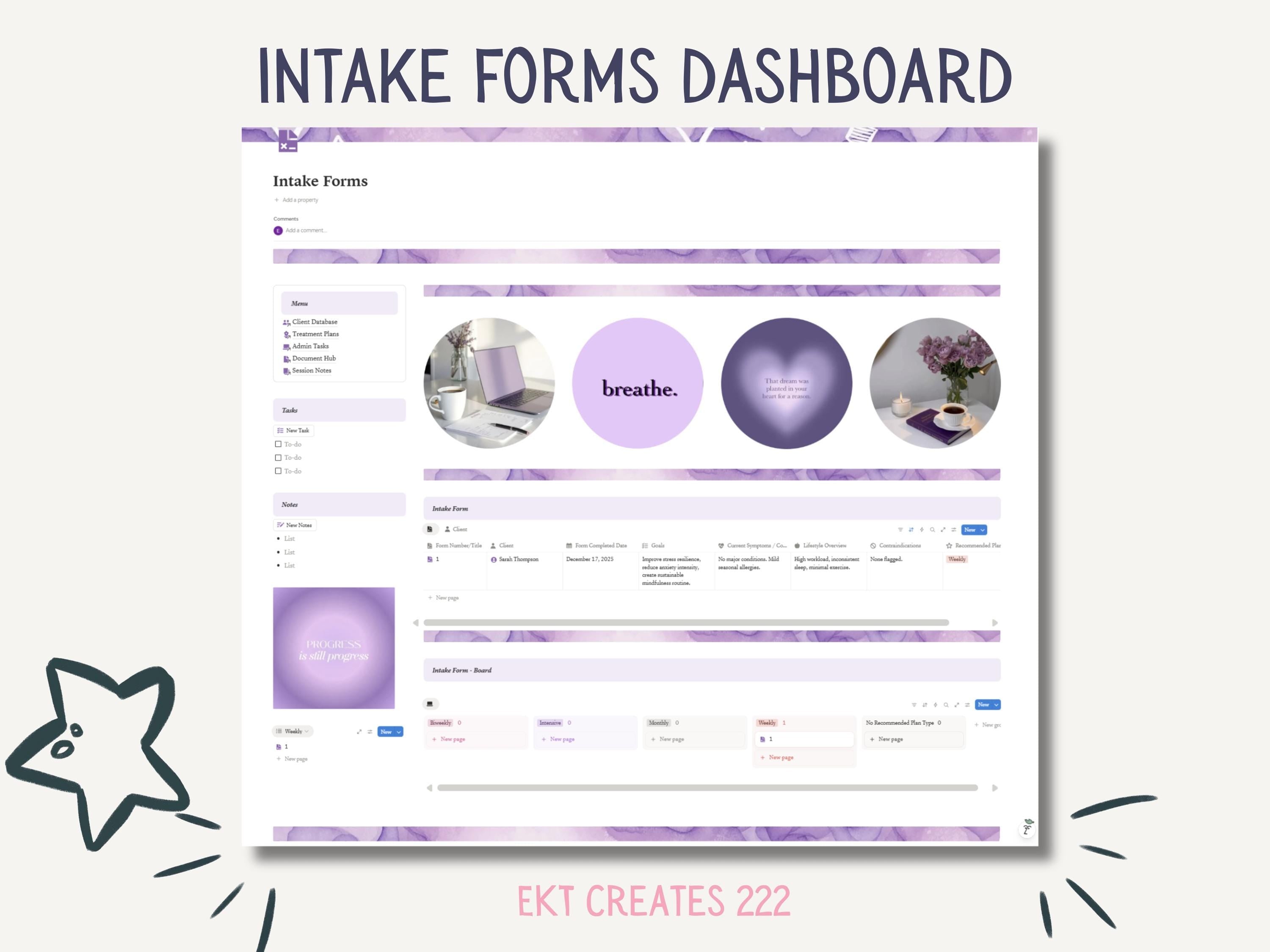 Client Intake Manager Notion Template