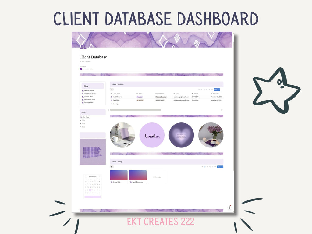 Client Intake Manager Notion Template