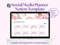 Social Media Planner Notion Templates