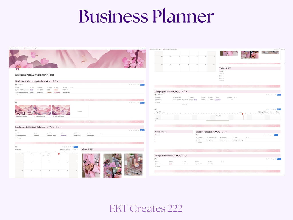 Content Creator Notion Template