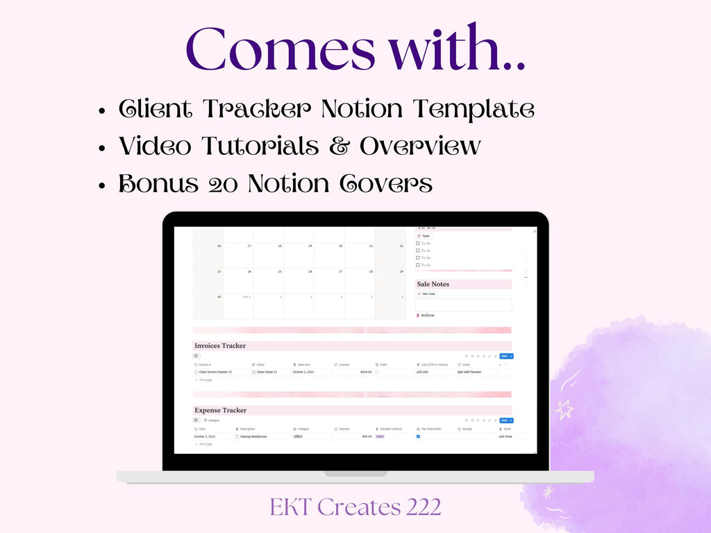 Client Tracker and Management Notion Template