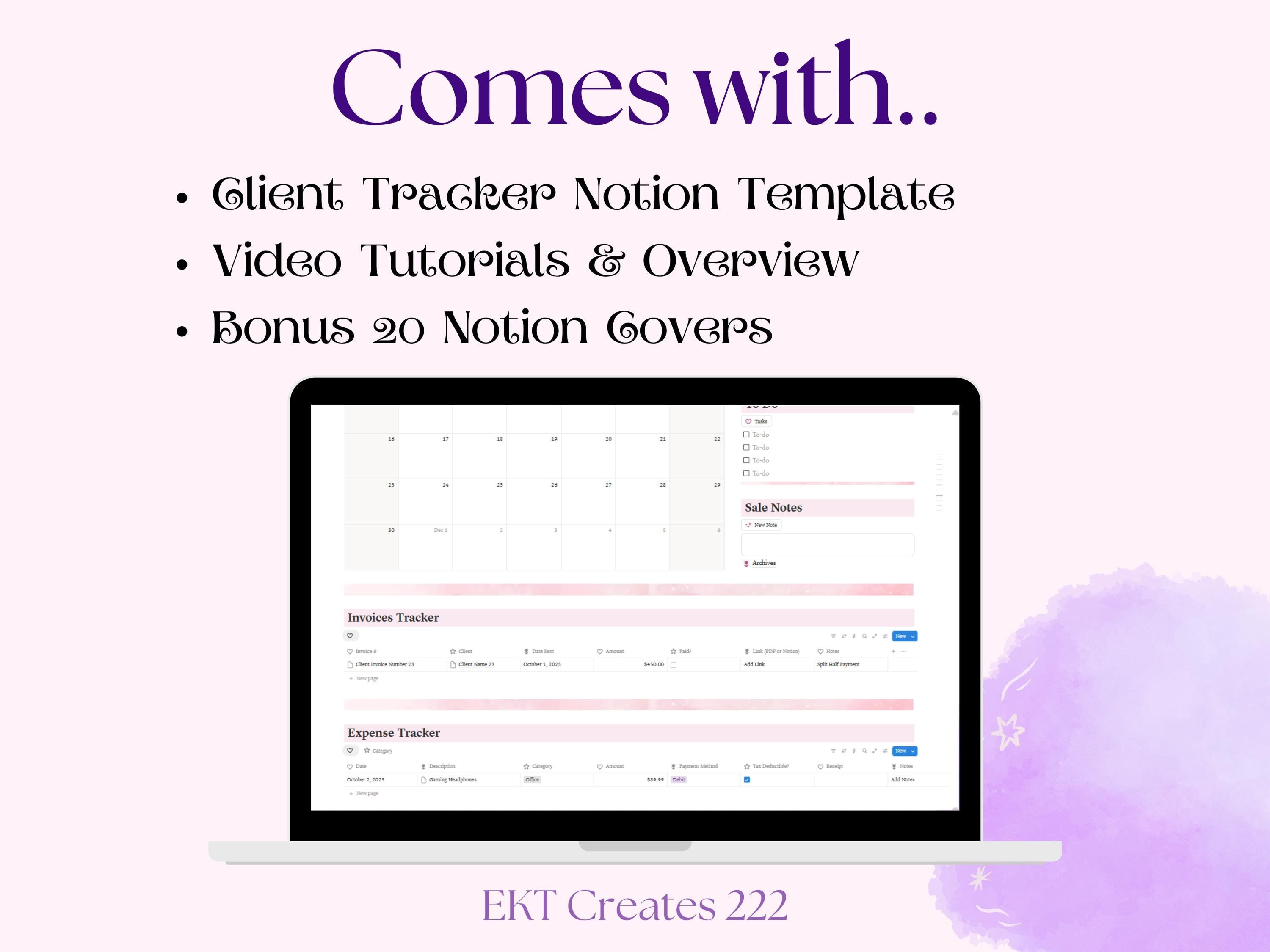 Client Tracker and Management Notion Template