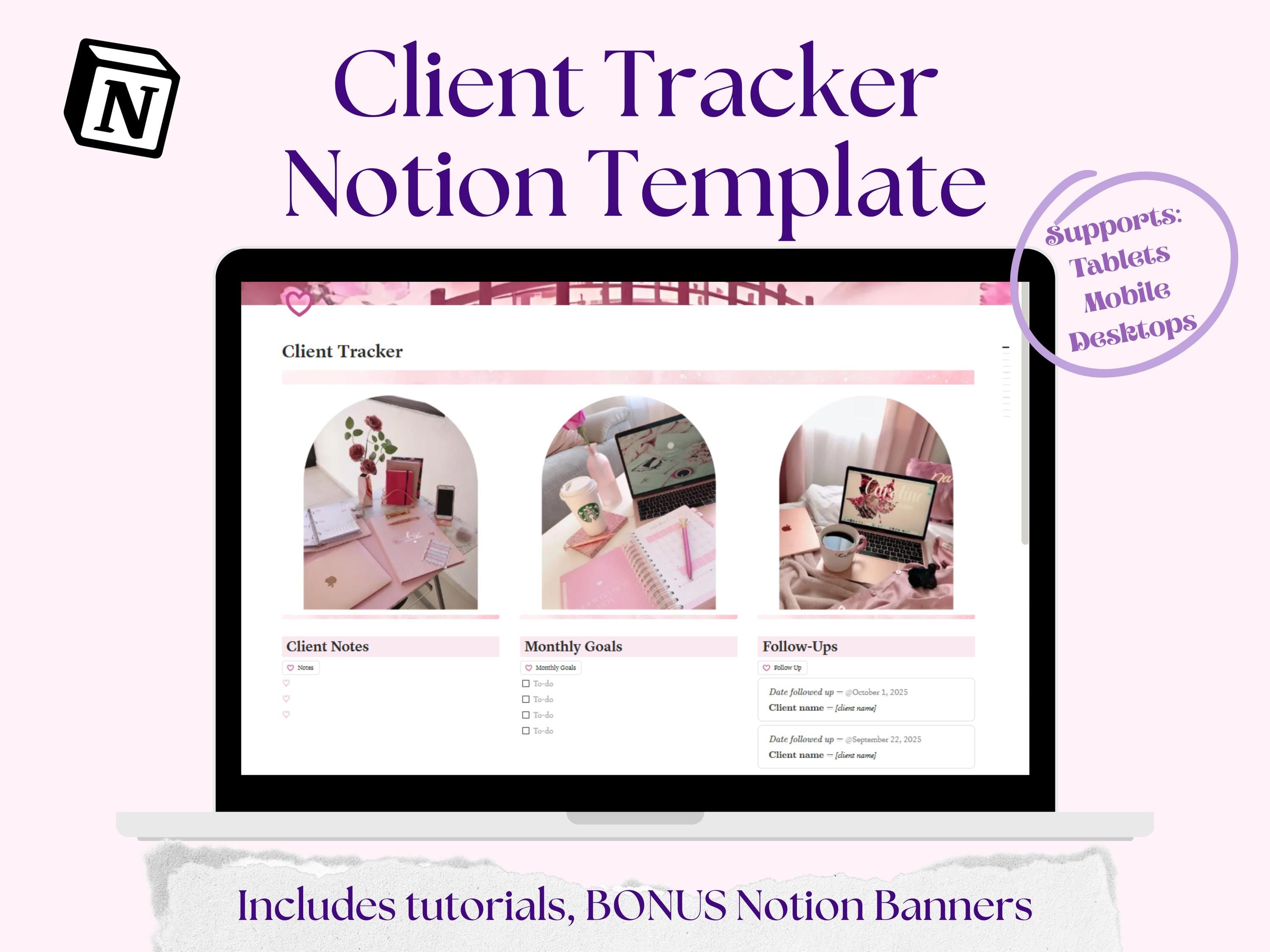 Client Tracker and Management Notion Template