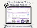 Client Intake Manager Notion Template
