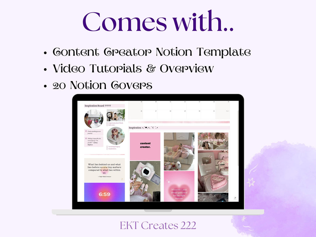 Content Creator Notion Template